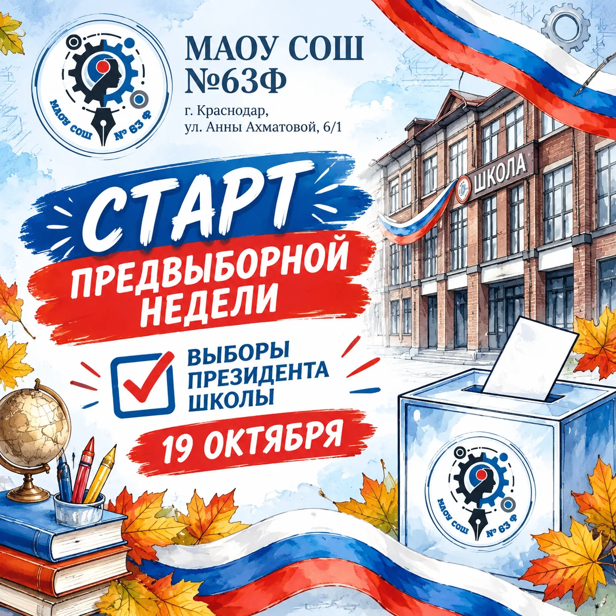 🏫 Выборы Президента школы – 2026! Твой шанс изменить всё к лучшему