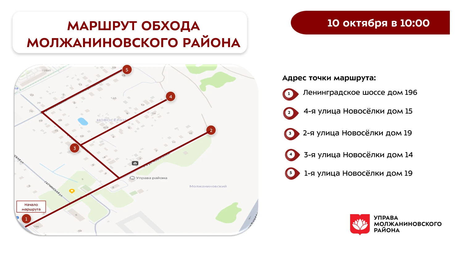 Обход территории района