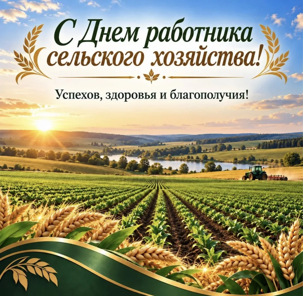 С Днём работника сельского хозяйства и перерабатывающей промышленности! 🌾