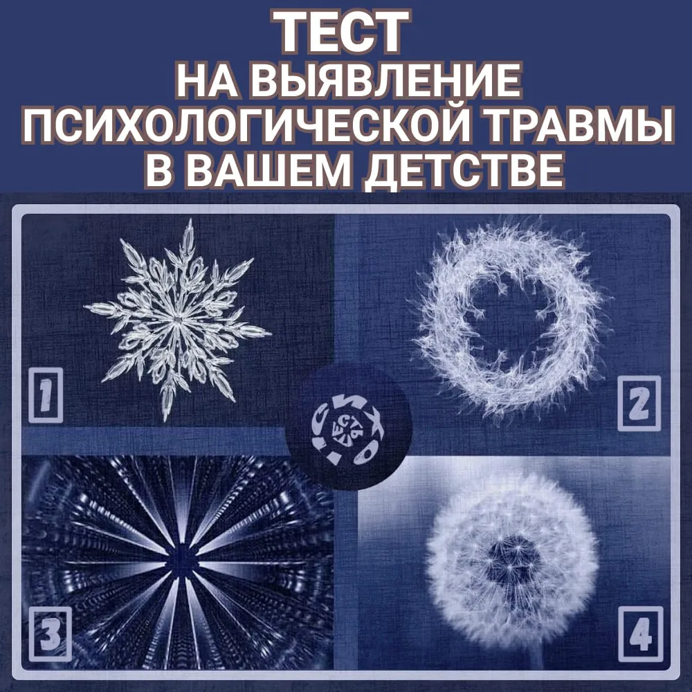 Интересный тест,  выявляет детские психологические травмы человека 👦
