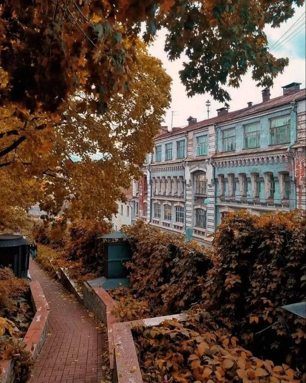 🍂 Осень в саду у Чистых прудов