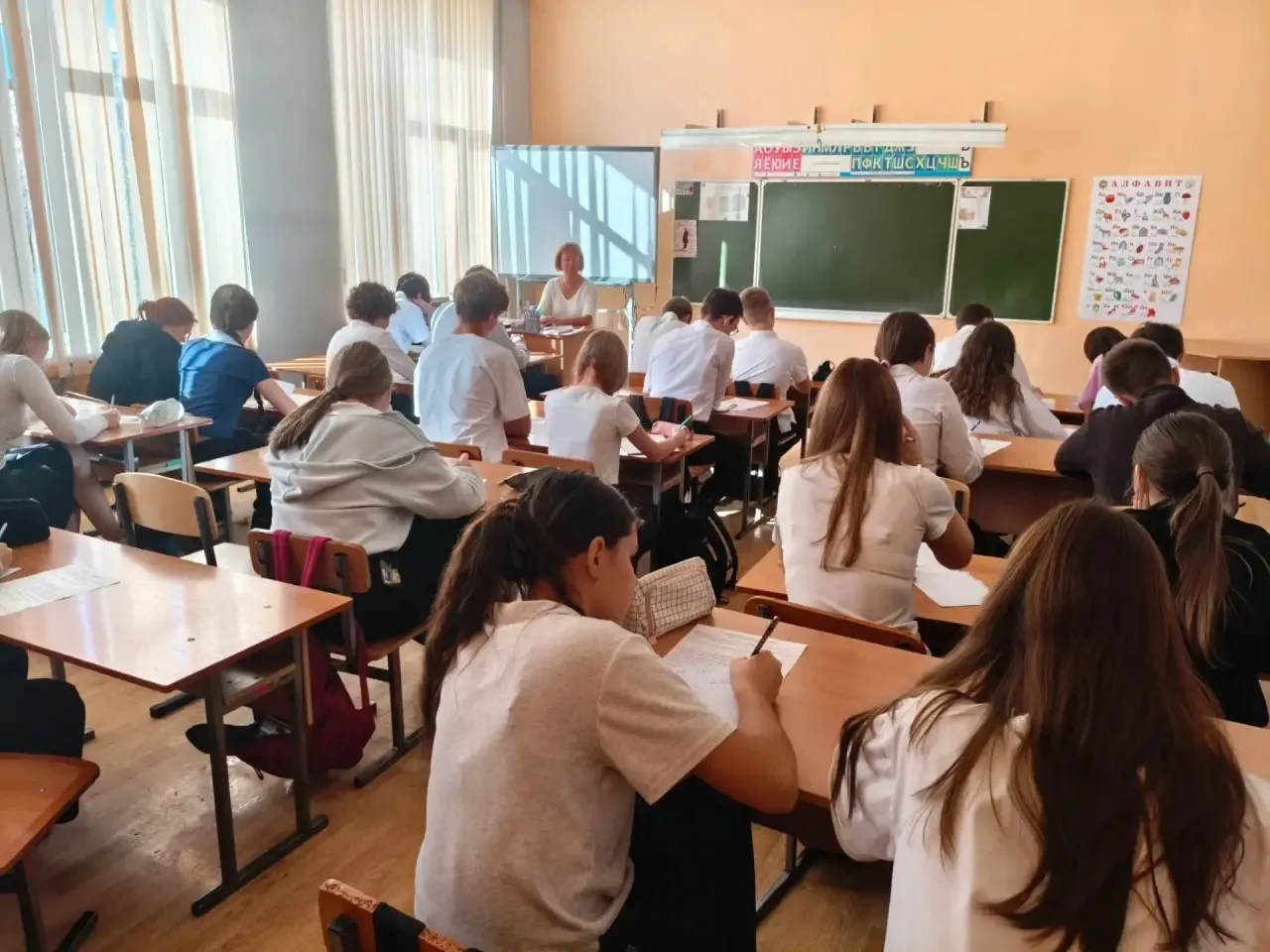 Сегодня, 13 октября, в школе состоялась олимпиада по математике среди учащихся  7–11 кл...