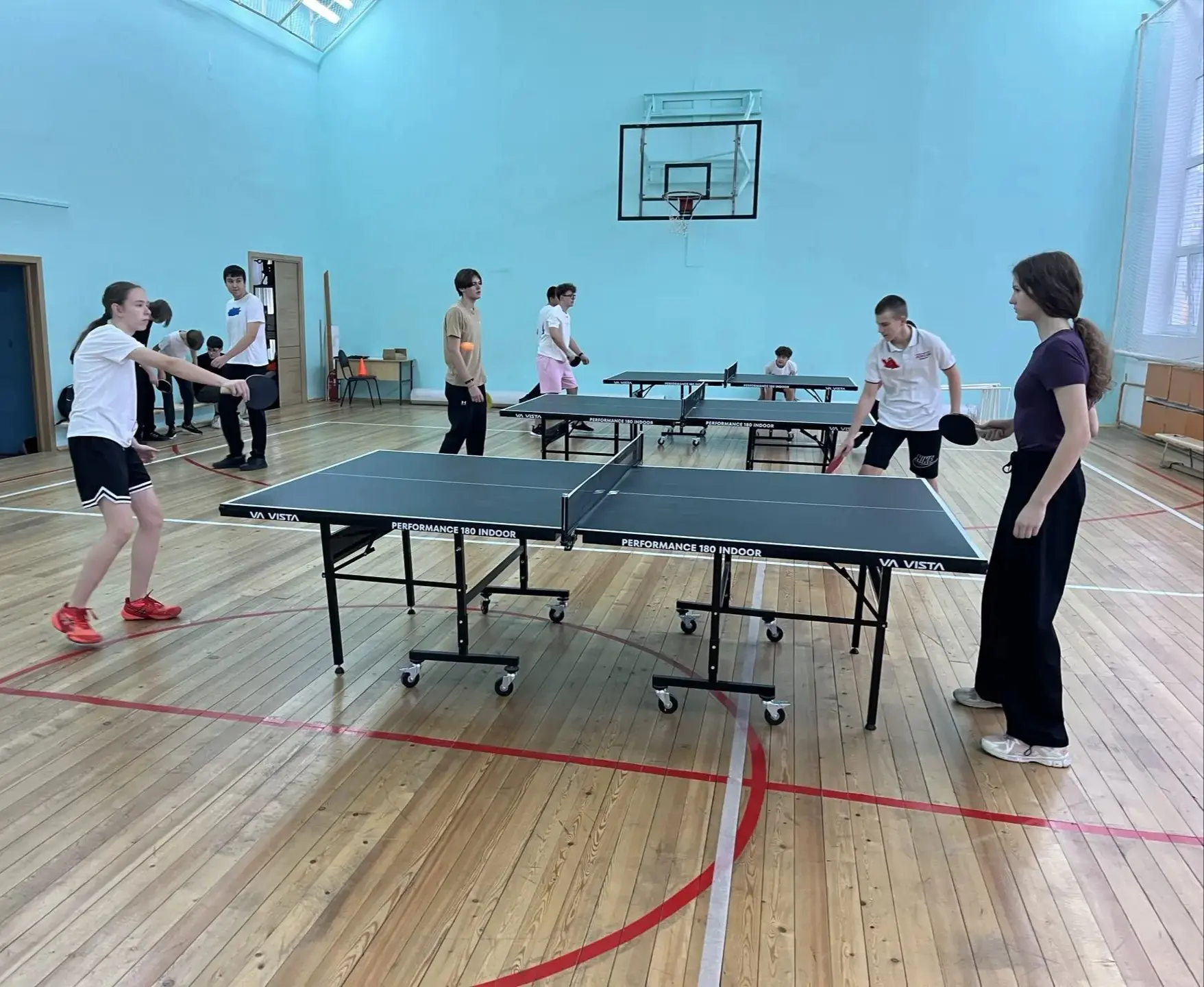 🏓  В гимназии состоялся турнир по настольному теннису среди учеников 7–11 классов.