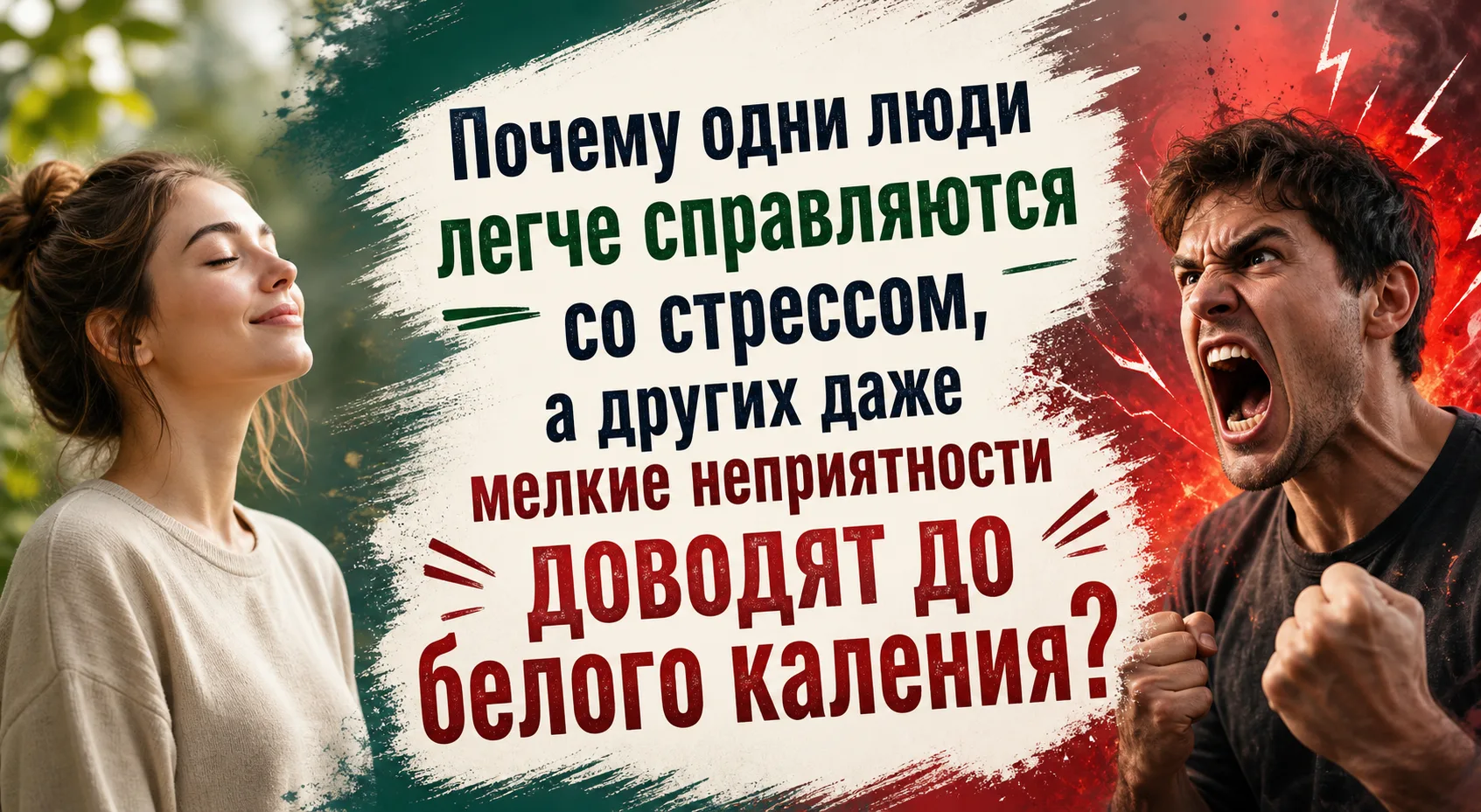 Почему одни люди легче справляются со стрессом, а других даже мелкие неприятности довод...