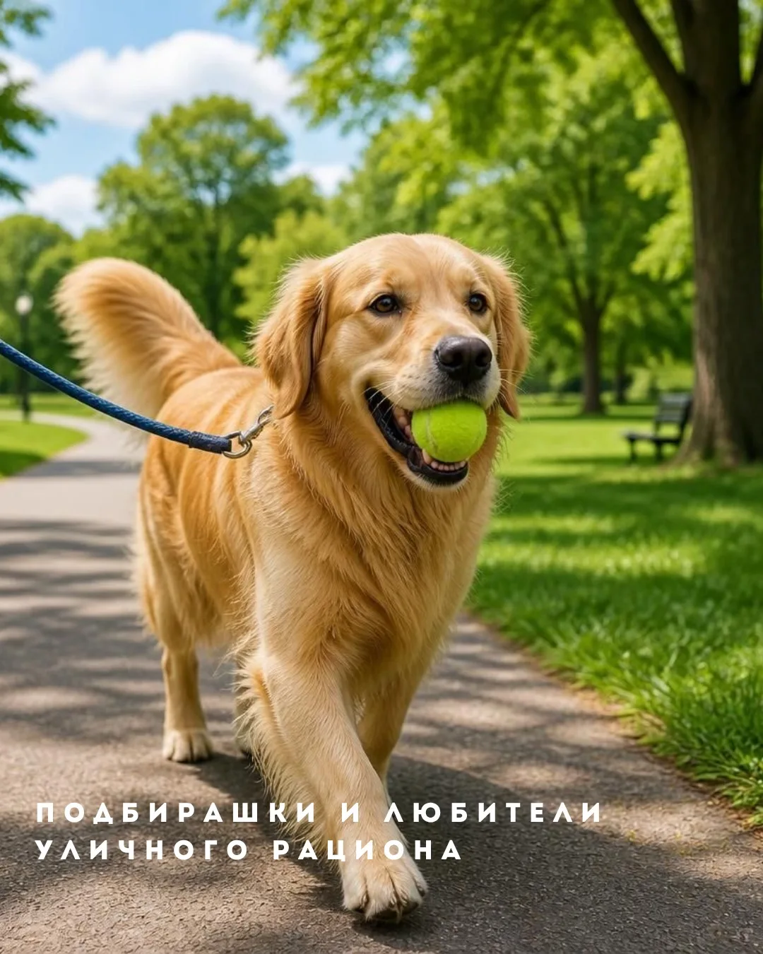 Есть такая беда у лучшего друга человека — подбирать на улице все подряд😔