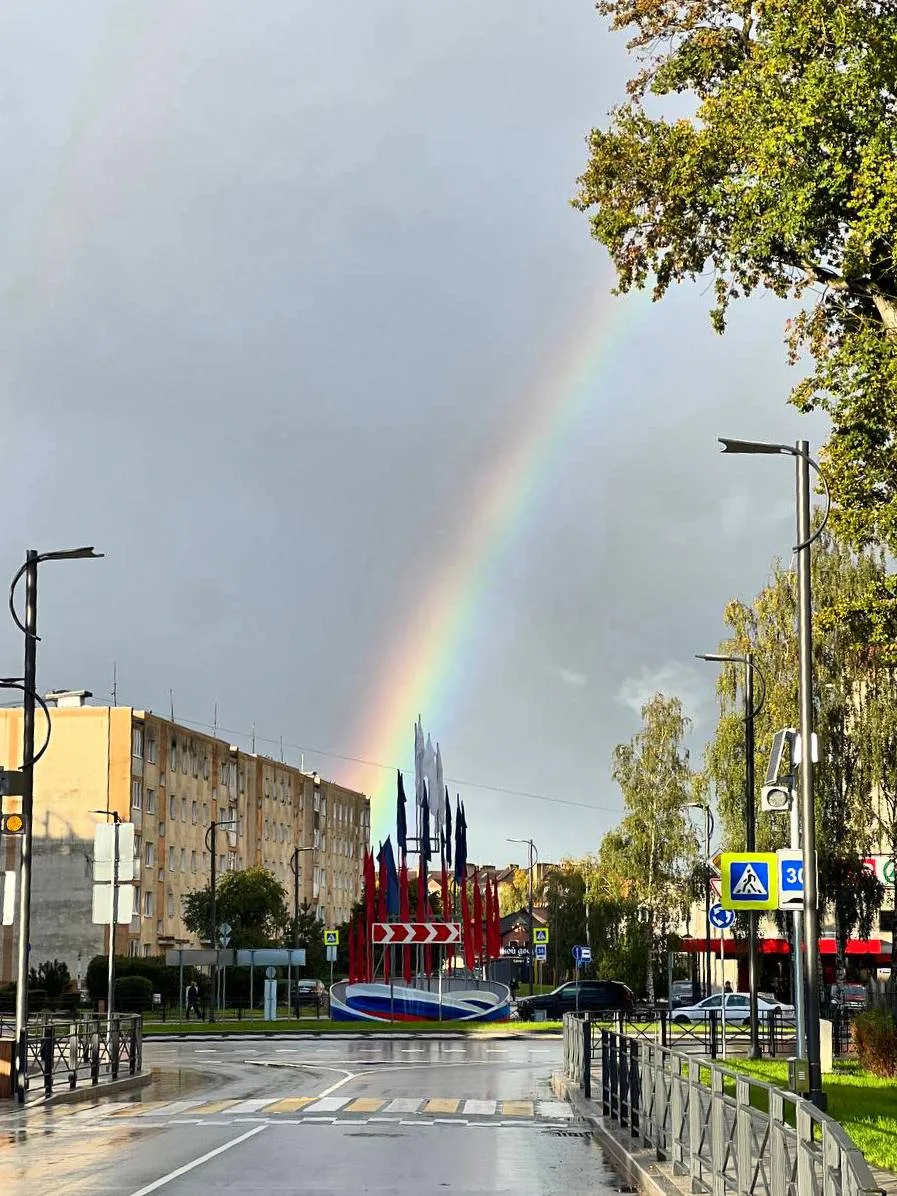 Вот такая красота сегодня в нашем городе 🥰