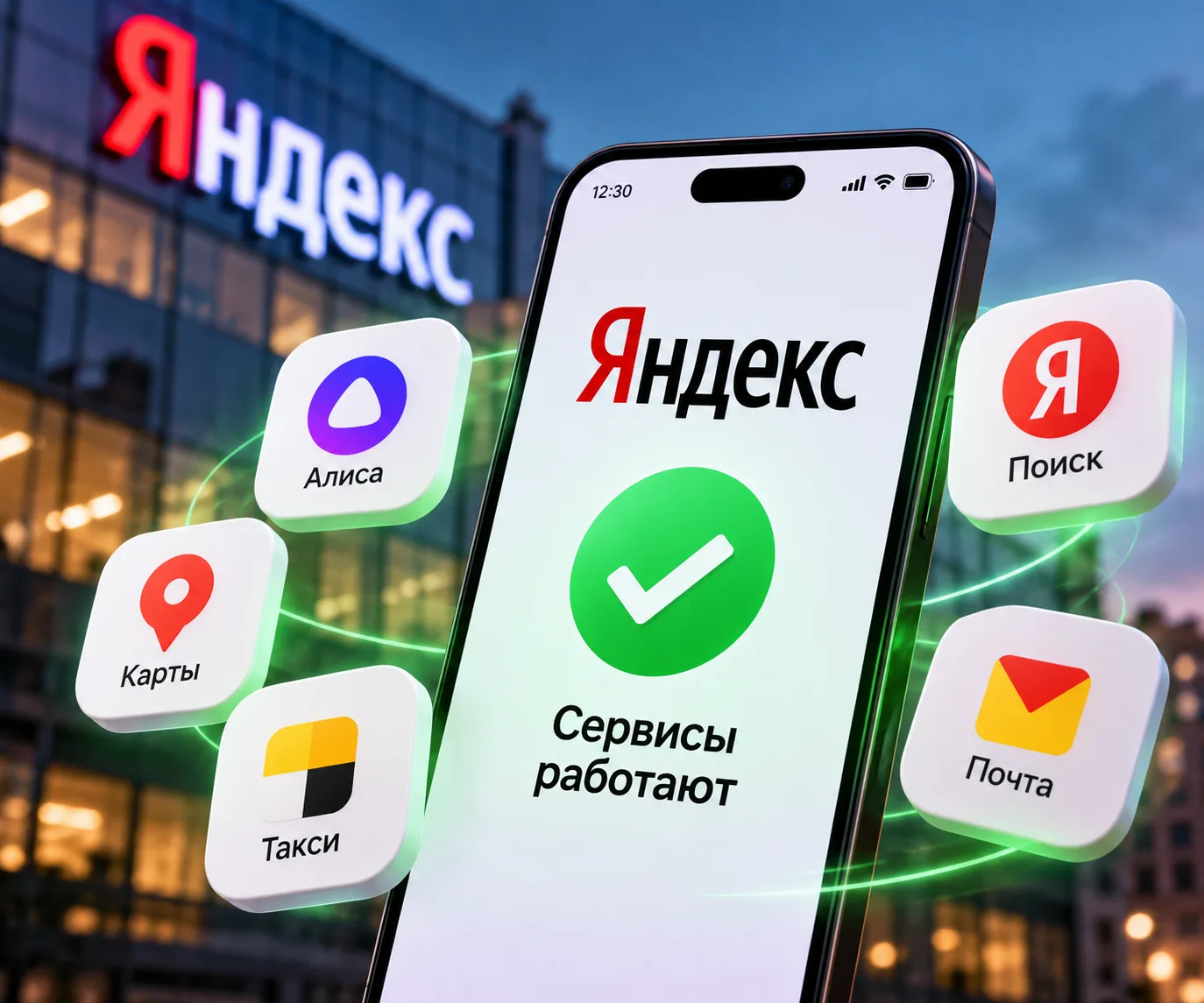 ⚡️ Сервисы «Яндекса» постепенно восстанавливаются после сбоя