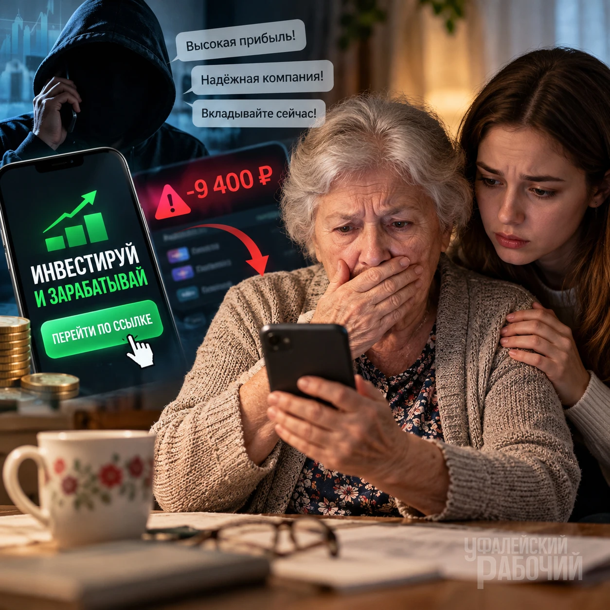 72-летняя жительница Верхнего Уфалея планировала выгодно вложить сбережения, но вместо ...