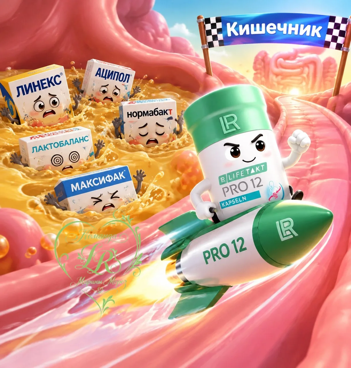 Как 95% бактерий доживают до кишечника? Секрет PRO 12 🔬