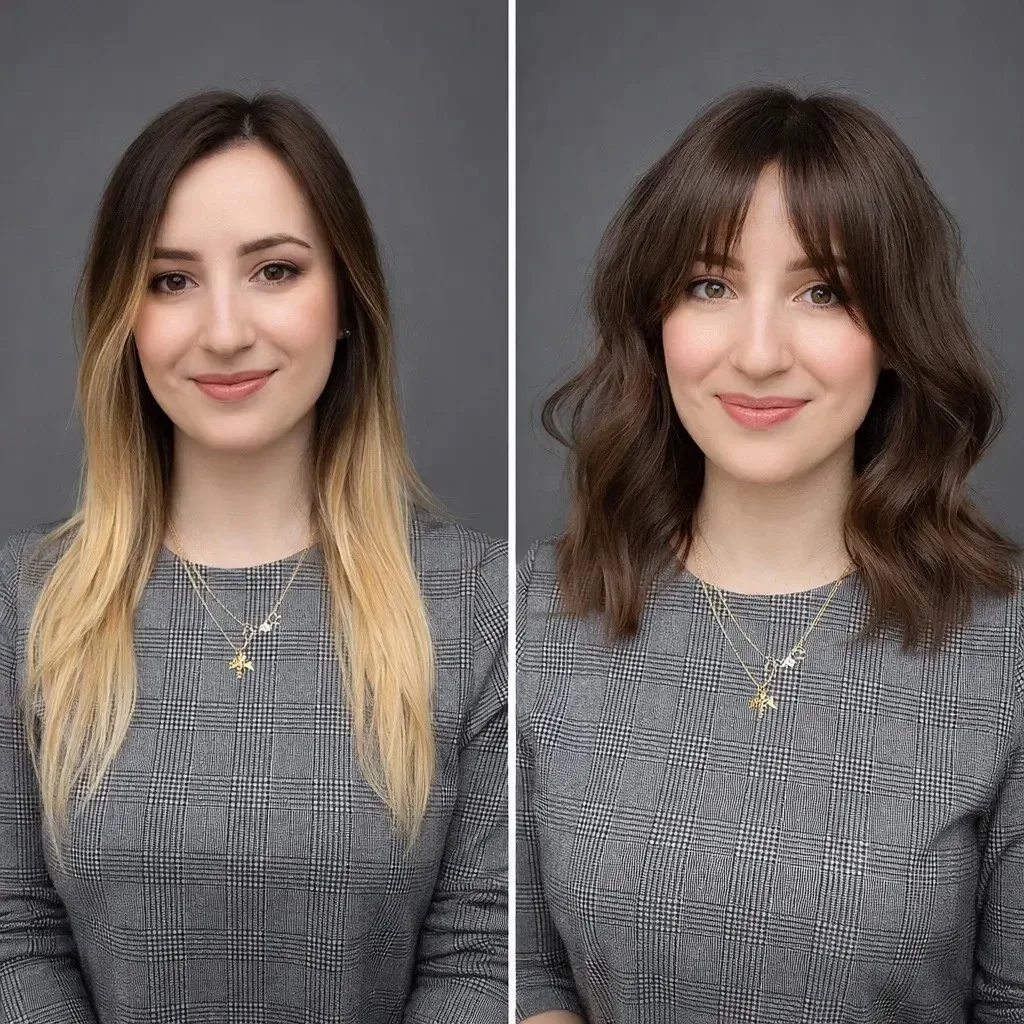 💇‍♀️Рубрика ДО/ПОСЛЕ голосуем девочки