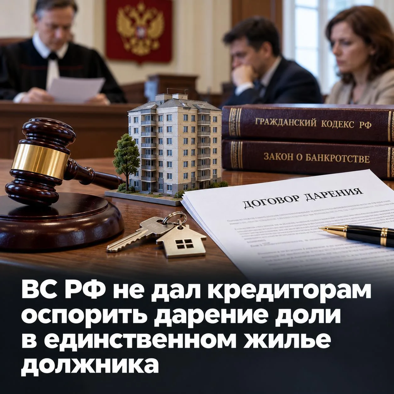 ВС РФ защитил единственное жилье должника от претензий кредиторов