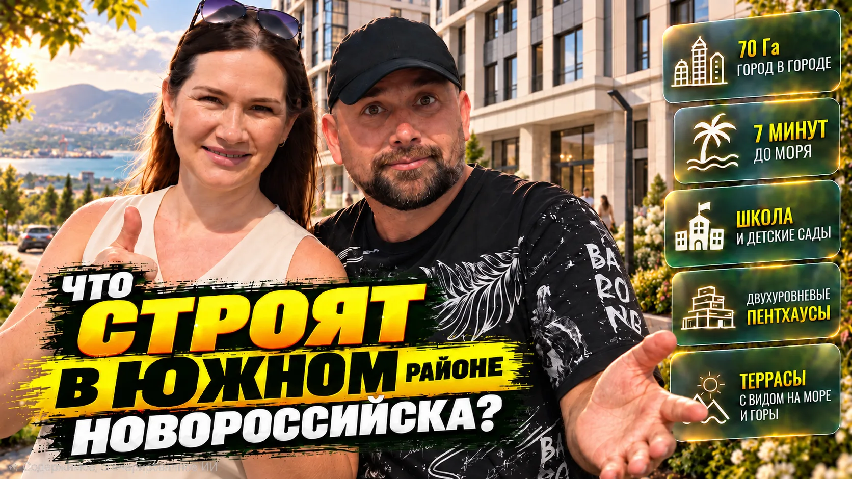 🔴 Масштабная стройка в Новороссийске! Новый ЖК на 70 Га! Что строят на границе Южного ...