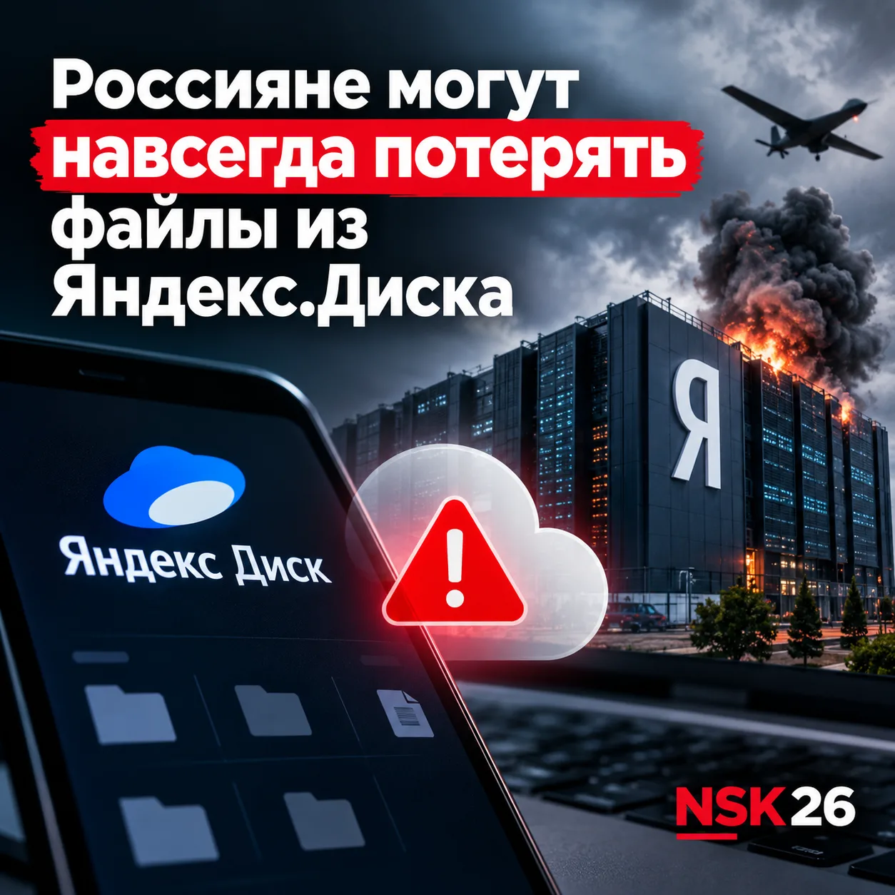 ⚡️ Россияне могут навсегда потерять файлы из Яндекс.Диска — аналитик Муртазин