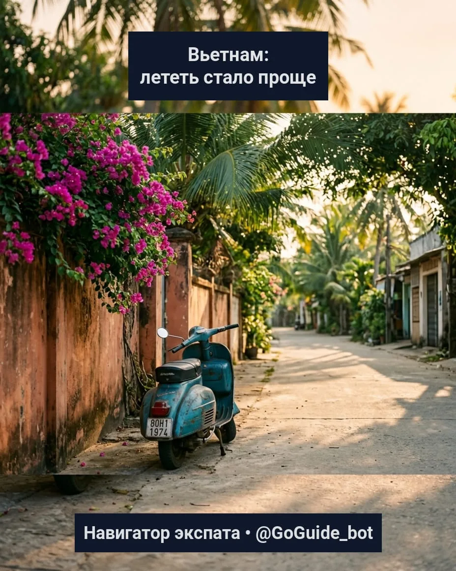 ⚡️ Вьетнам расширяет авиасообщение: добираться на зимовку становится проще