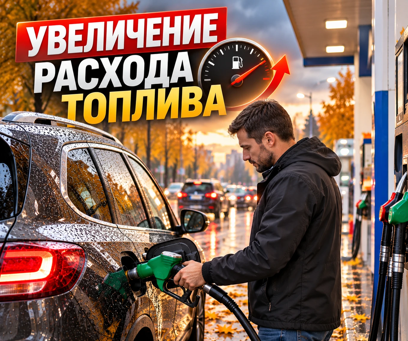 ⛽ «Летом заправлялся реже. А осенью бензин куда-то исчезает!»