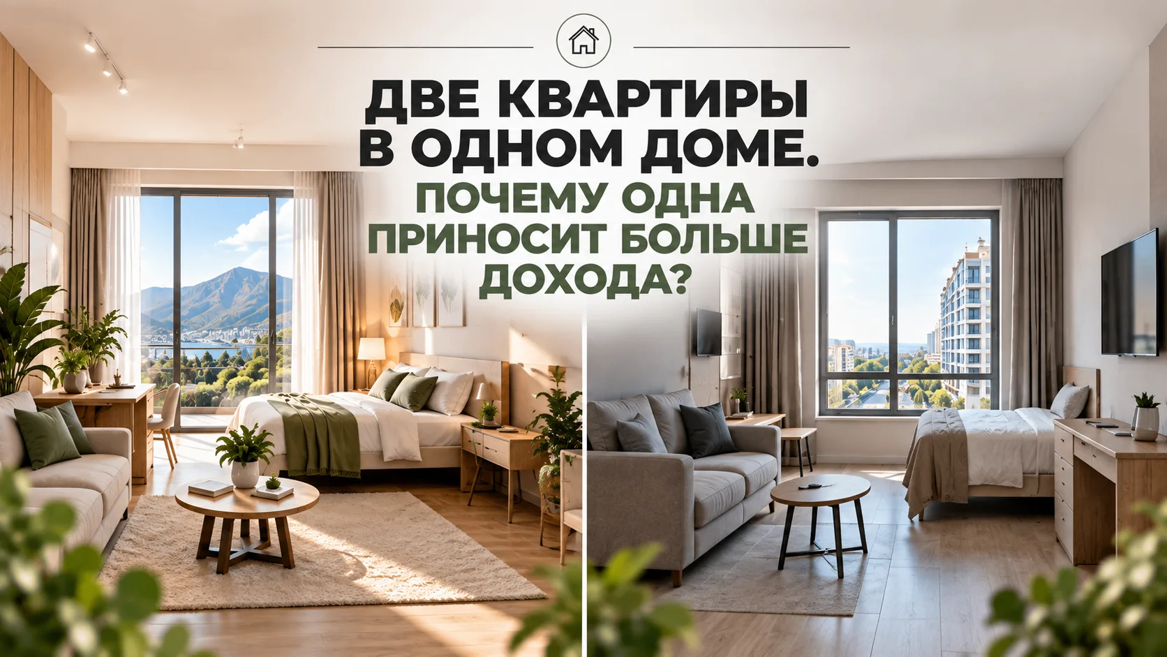 🏠 Две квартиры в одном доме. Почему одна приносит больше дохода?