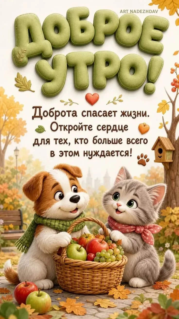 ДОБРОЕ УТРО 🍂☀️☕️