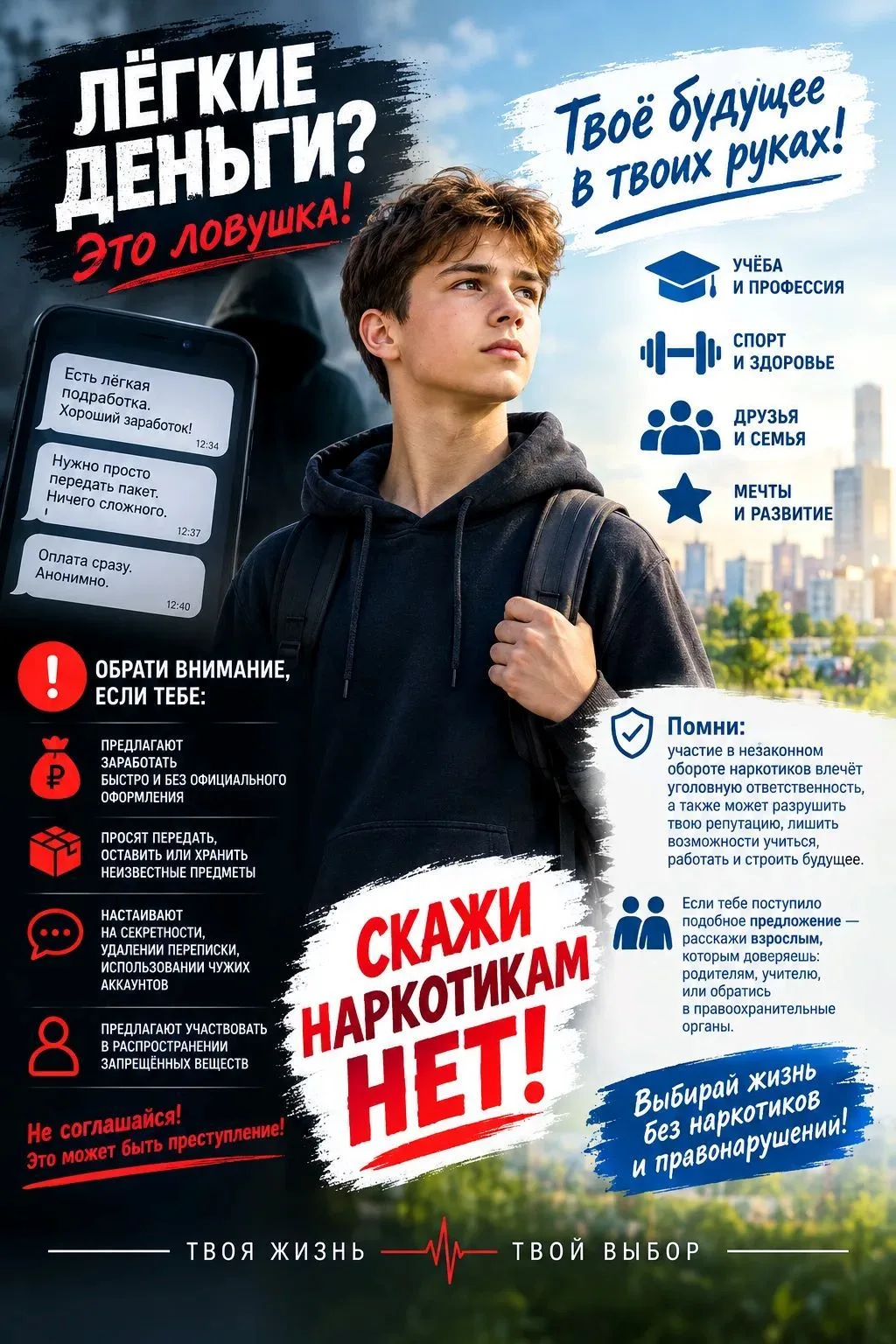 Цена одного сообщения: как обещание лёгких денег может изменить жизнь навсегда