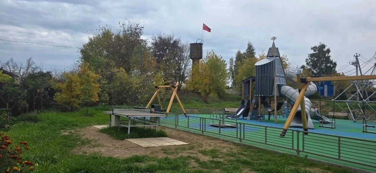 В Богородском округе завершились работы по обустройству детских игровых и спортивных пл...