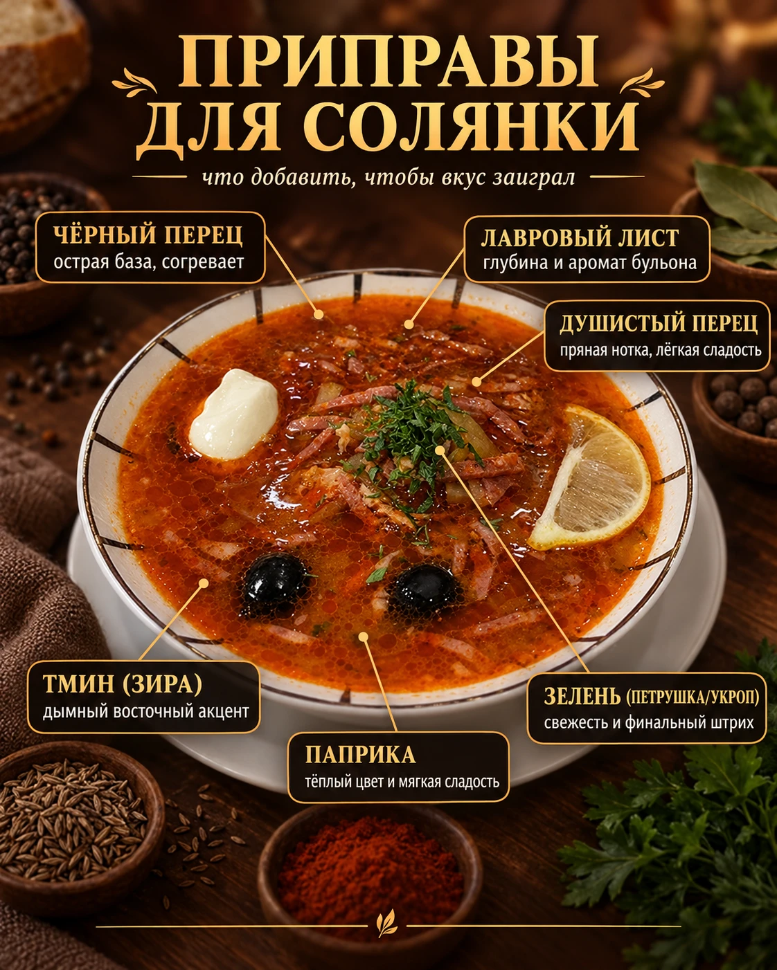 🥣 Почему у одной хозяйки солянка — просто суп, а у другой — событие?
