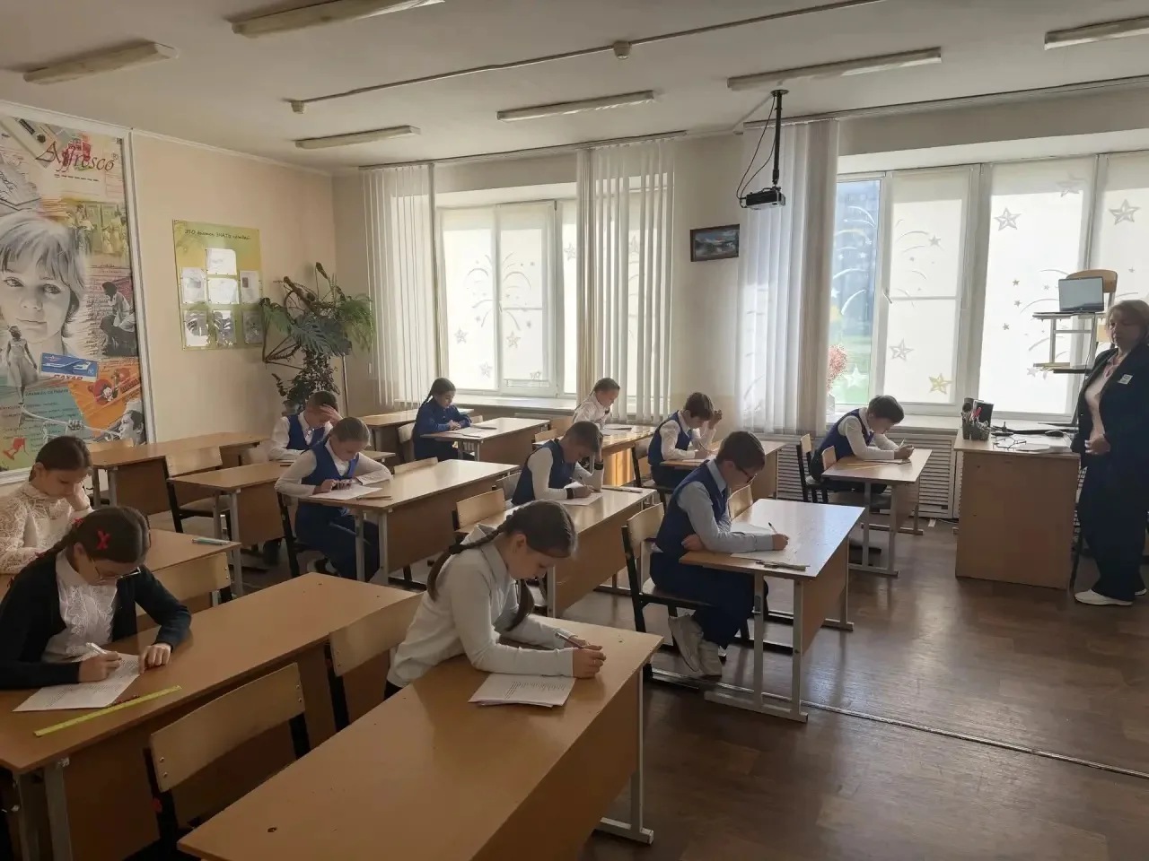 ✅Сегодня для четвероклассников прошел школьный этап олимпиады по русскому языку.