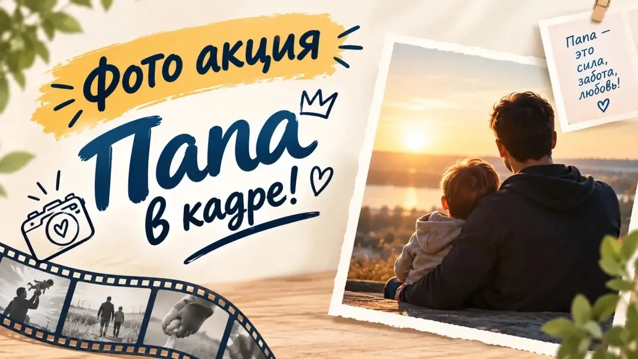 🧡 «ПАПА В КАДРЕ: моменты, которые греют»