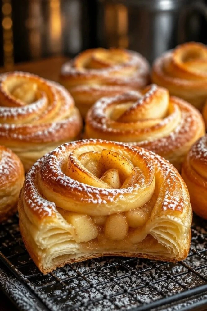 🍎 ТВОРОЖНЫЕ БУЛОЧКИ «ЗАВИТКИ» С ЯБЛОКОМ И КОРИЦЕЙ