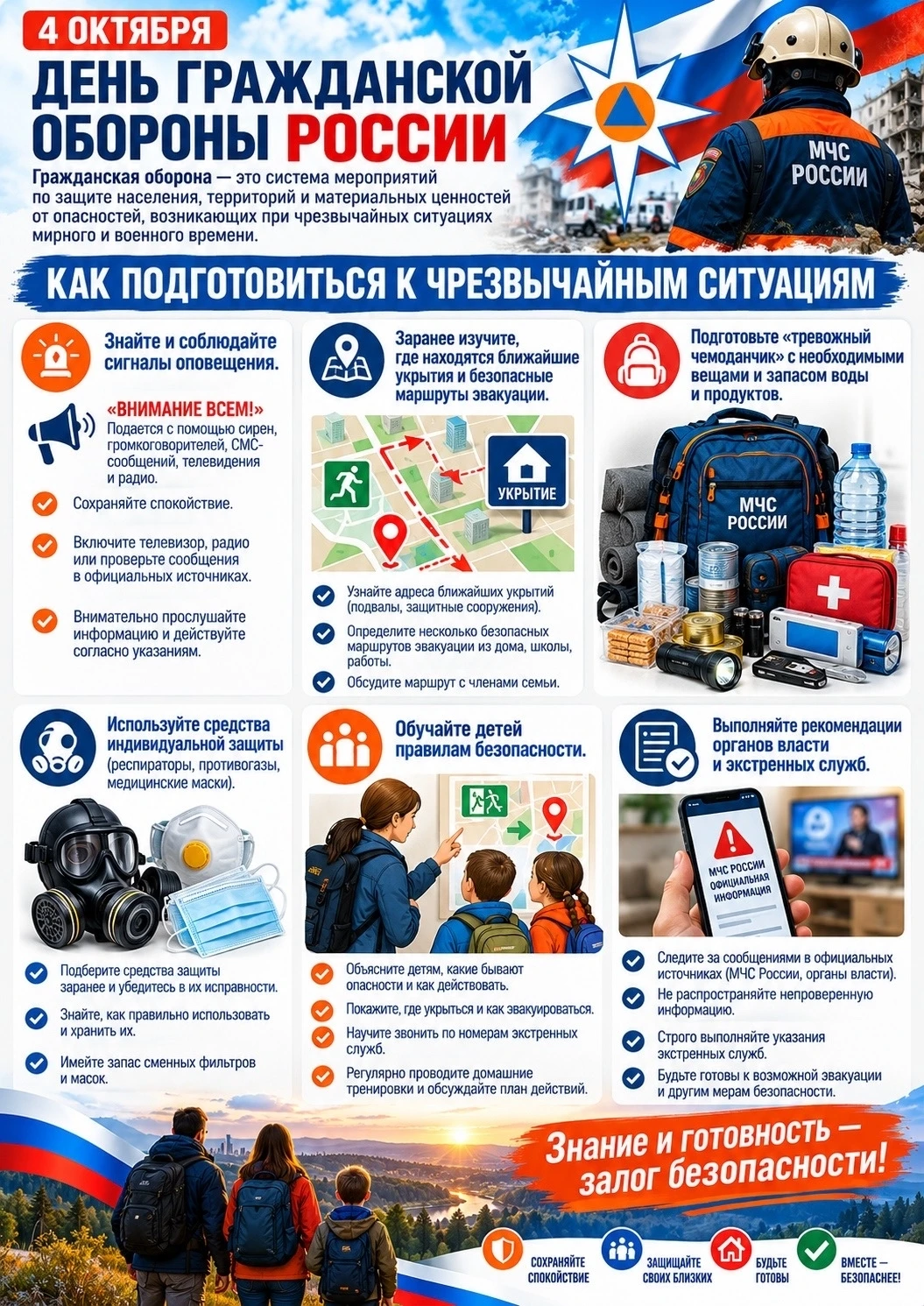 🎉 Всероссийский открытый урок культуры безопасности прошёл в нашей школе 7 октября! 🎉