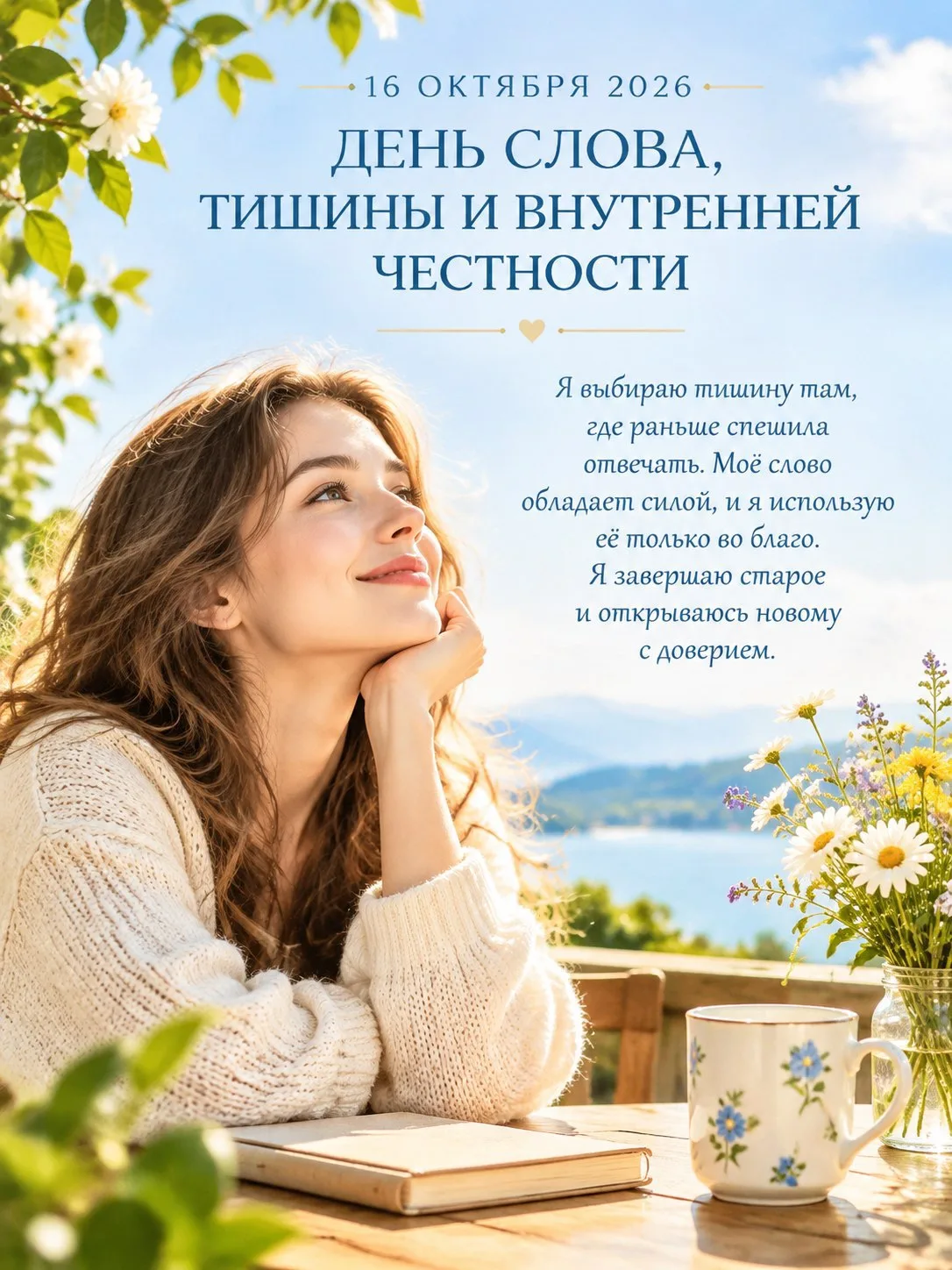 🌙 16 ОКТЯБРЯ 2026 — ДЕНЬ СЛОВА, ТИШИНЫ И ВНУТРЕННЕЙ ЧЕСТНОСТИ