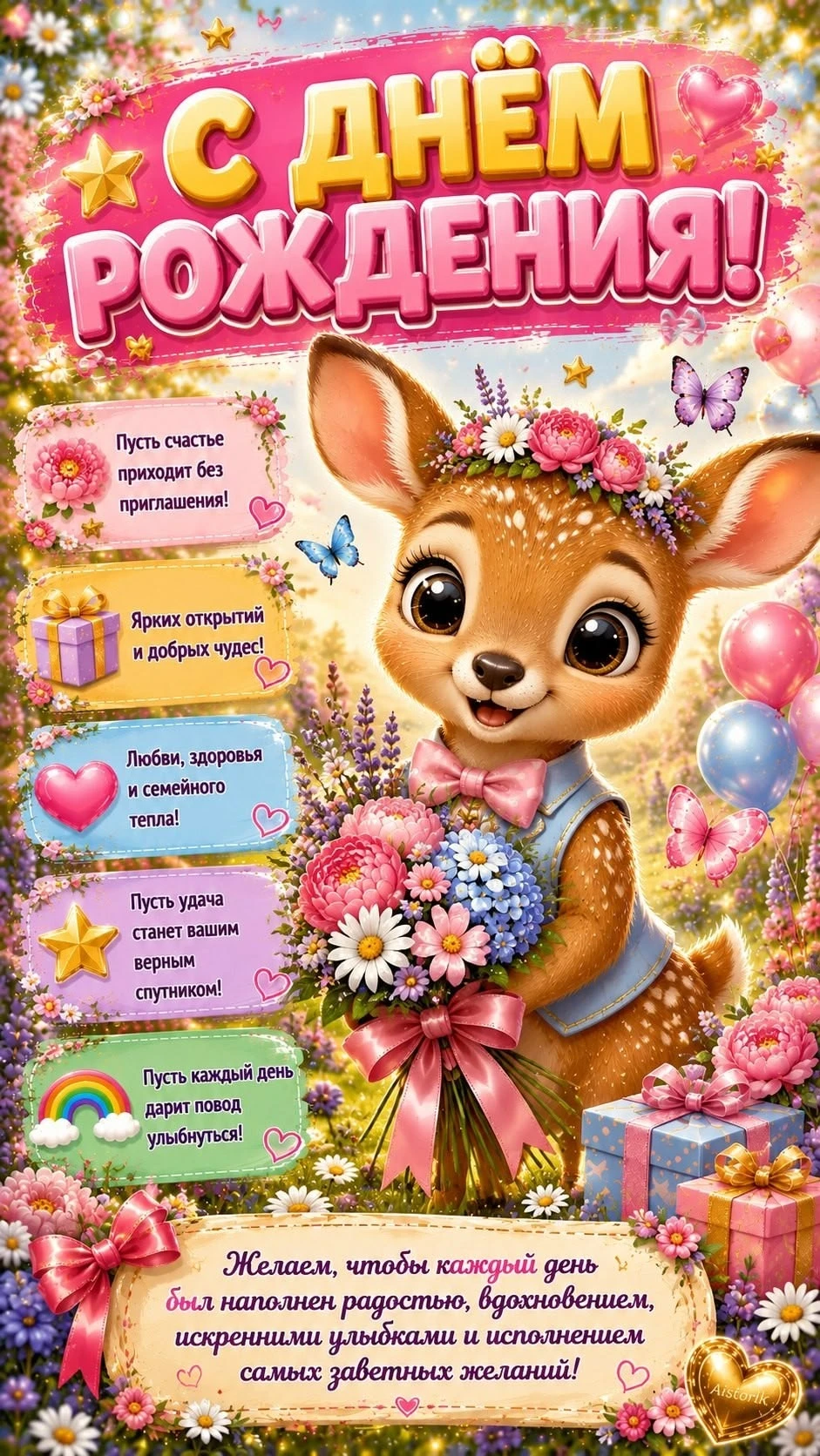 Поздравляем с Днём рождения! 🎂🎁