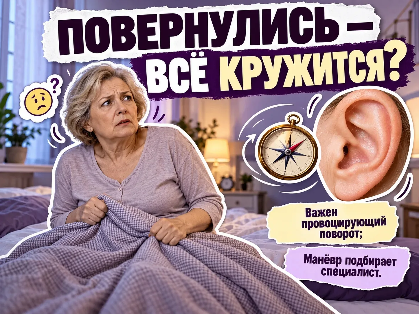 🌀 Головокружение? Узнайте, что это может быть!