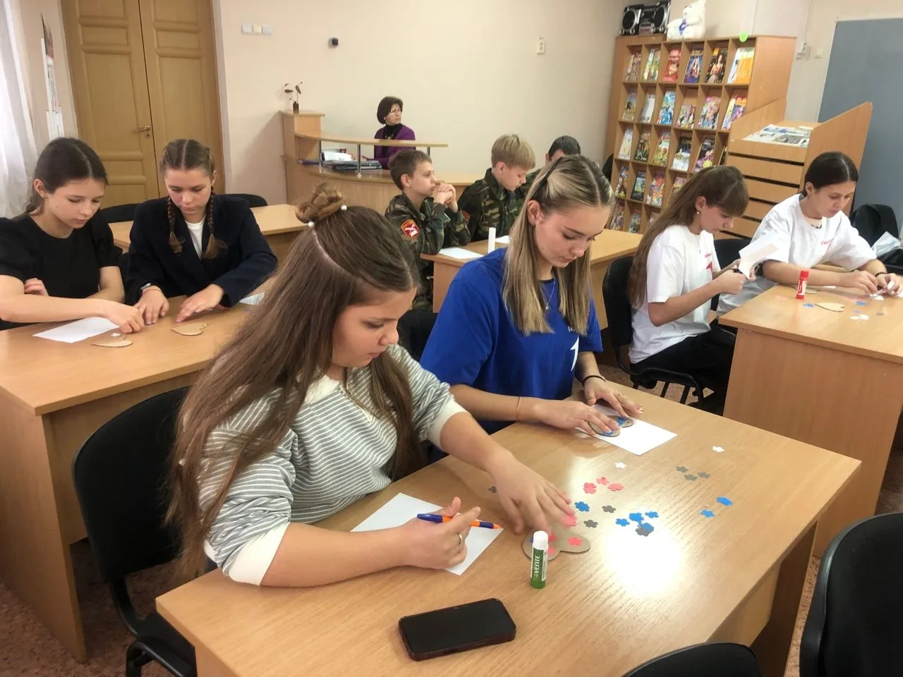 ❗️Сегодня в муниципальном штабе Победы дежурила команда учащихся   7-9 классов нашей шк...