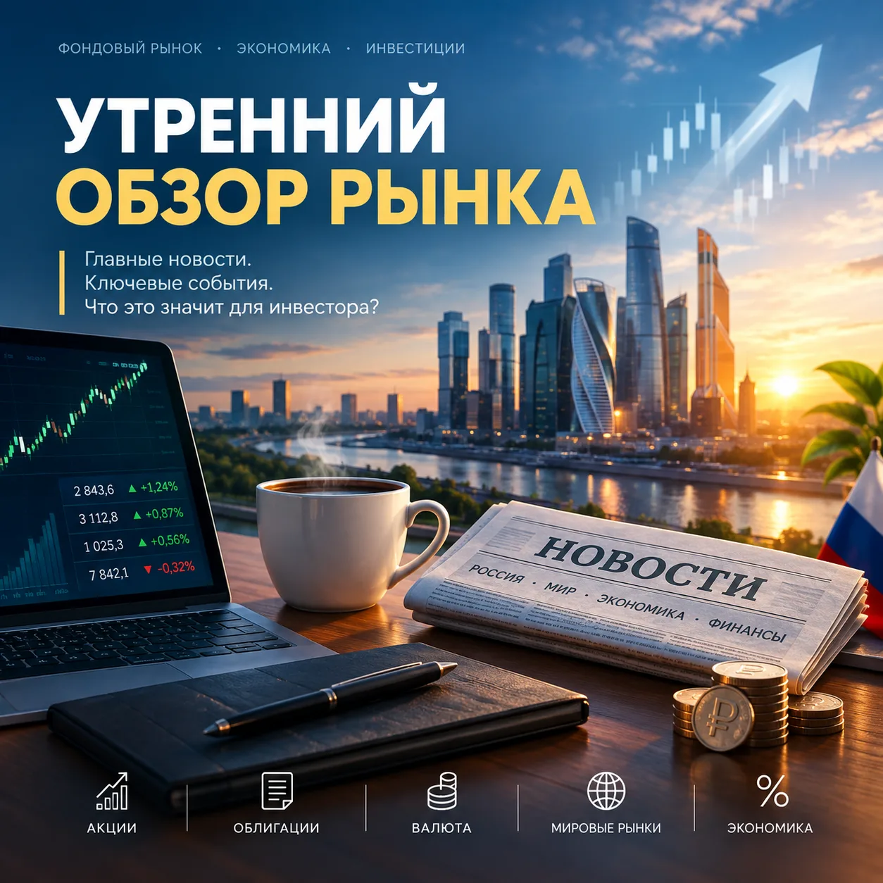📊 ГЛАВНОЕ НА УТРО— 8 октября.