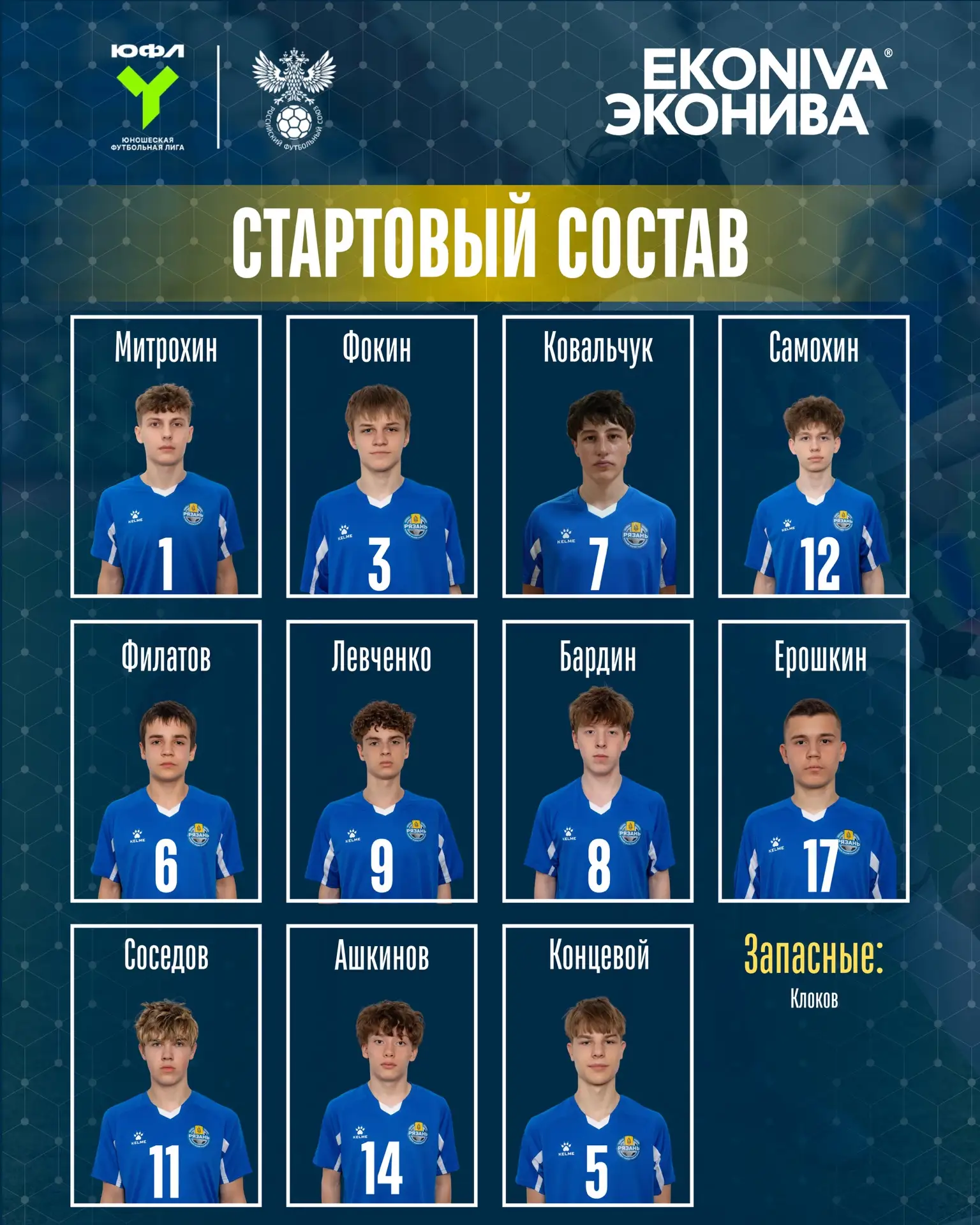 🔥 Стартовый состав команды 2010 года готов!