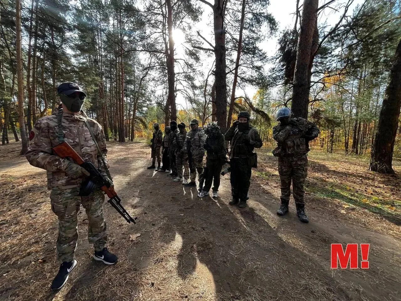 10 октября, в Сосновом Бору рядом с г. Марксом, ветераны боевых действий из ООД "Ветера...