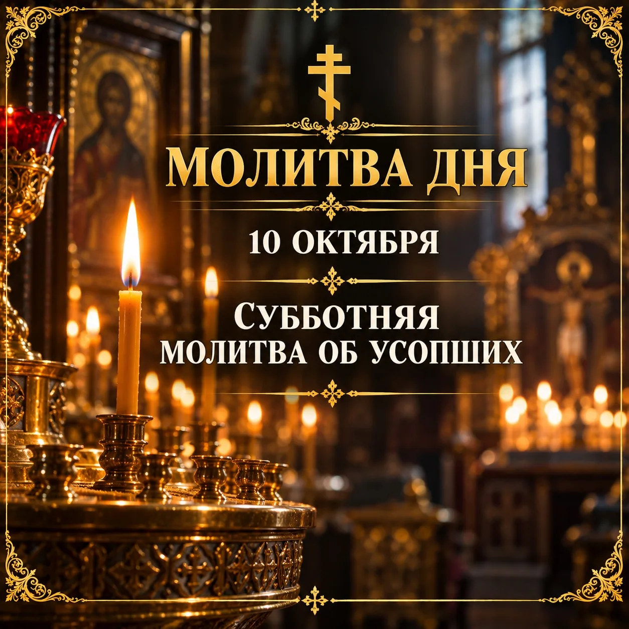 Субботняя молитва об усопших