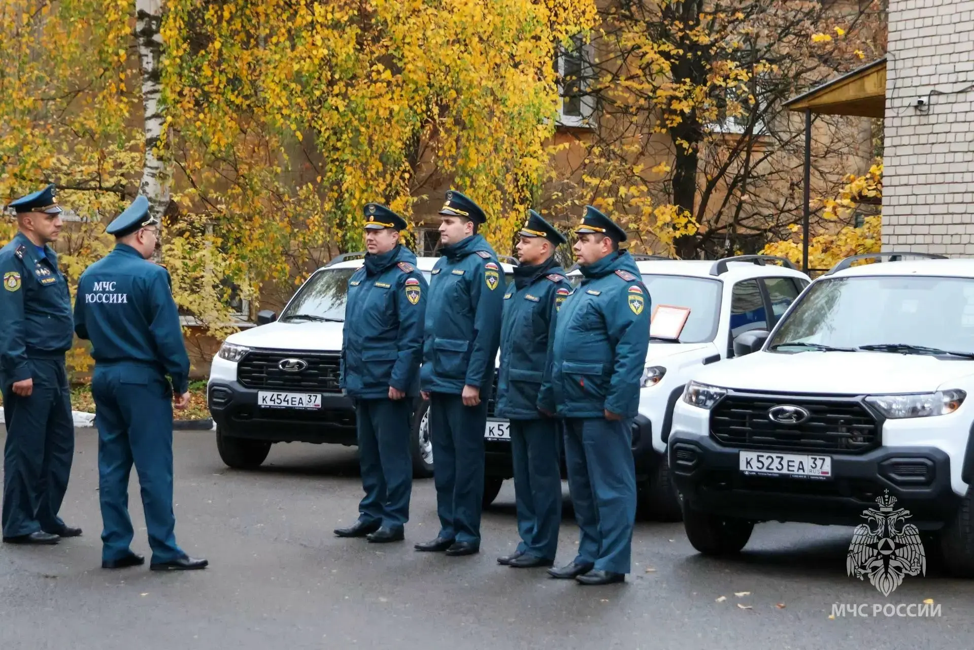 🚒 Новые автомобили для ивановских инспекторов МЧС