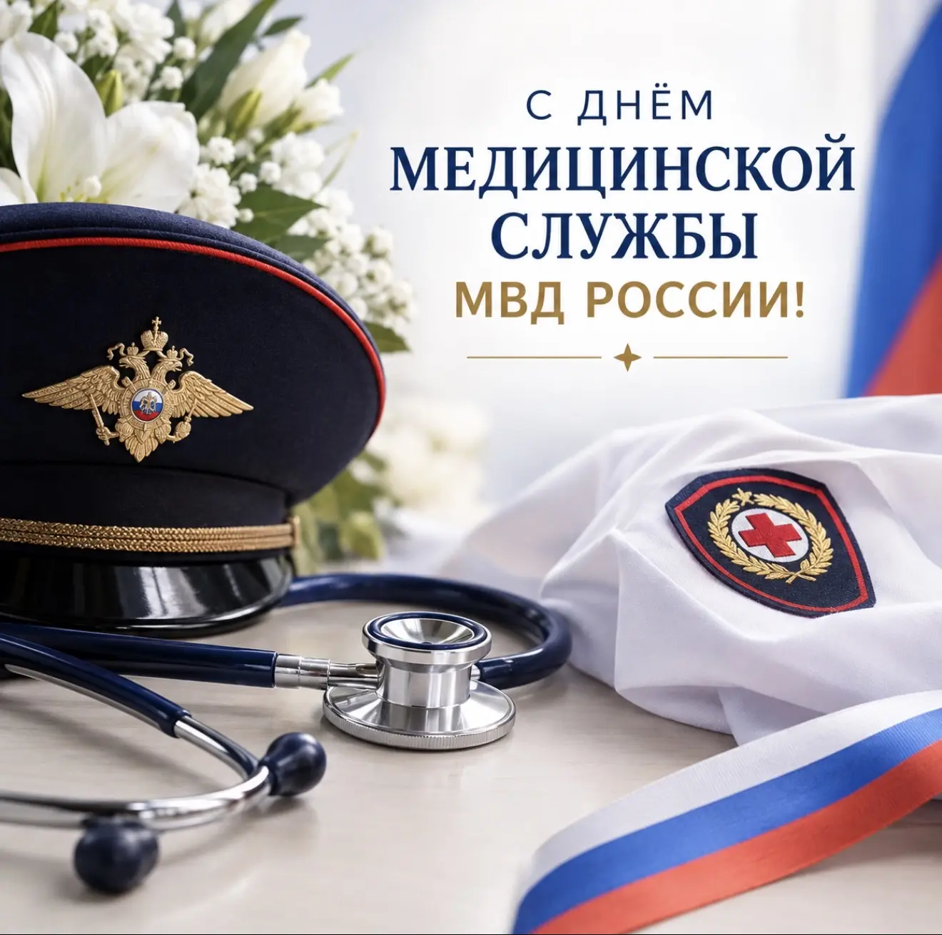 🎉С Днём медицинской службы МВД России!