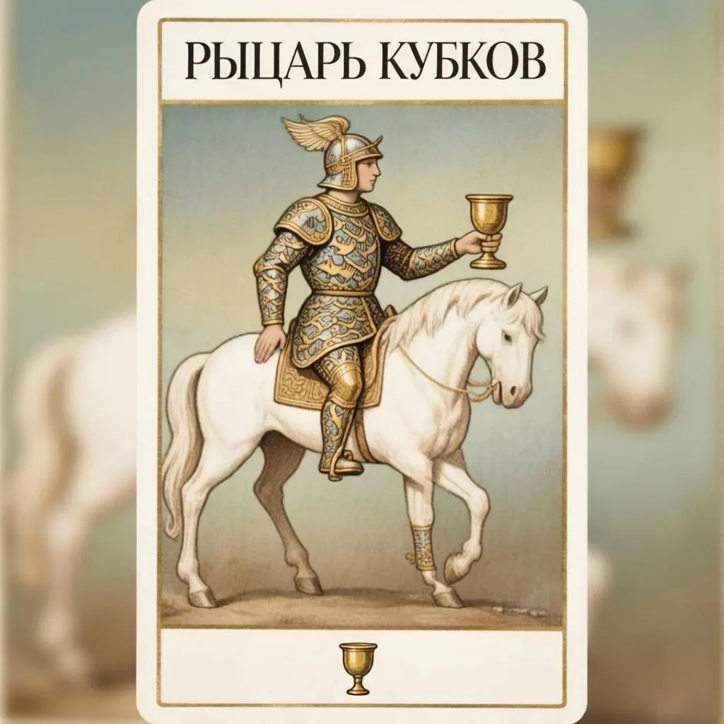 Карта дня: РЫЦАРЬ КУБКОВ. Принц на белом коне или сладкая иллюзия? Разбор без розовых о...