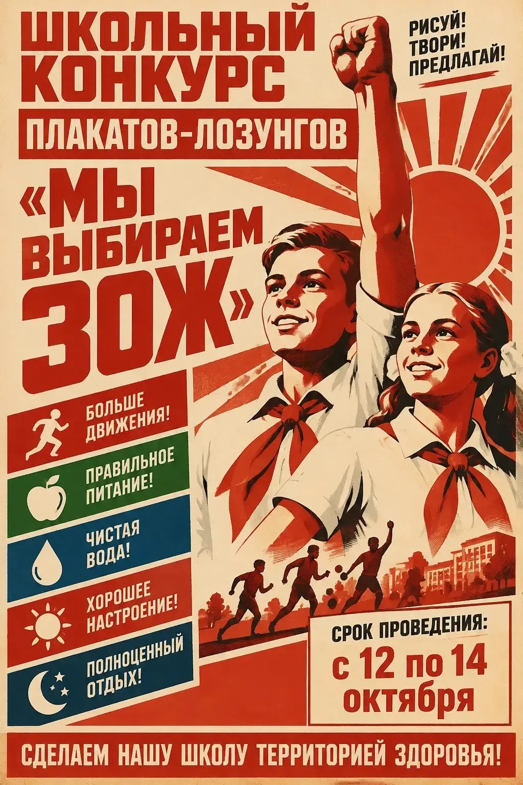 Мы выбираем ЗОЖ — выбирай и ты! 💪🌟