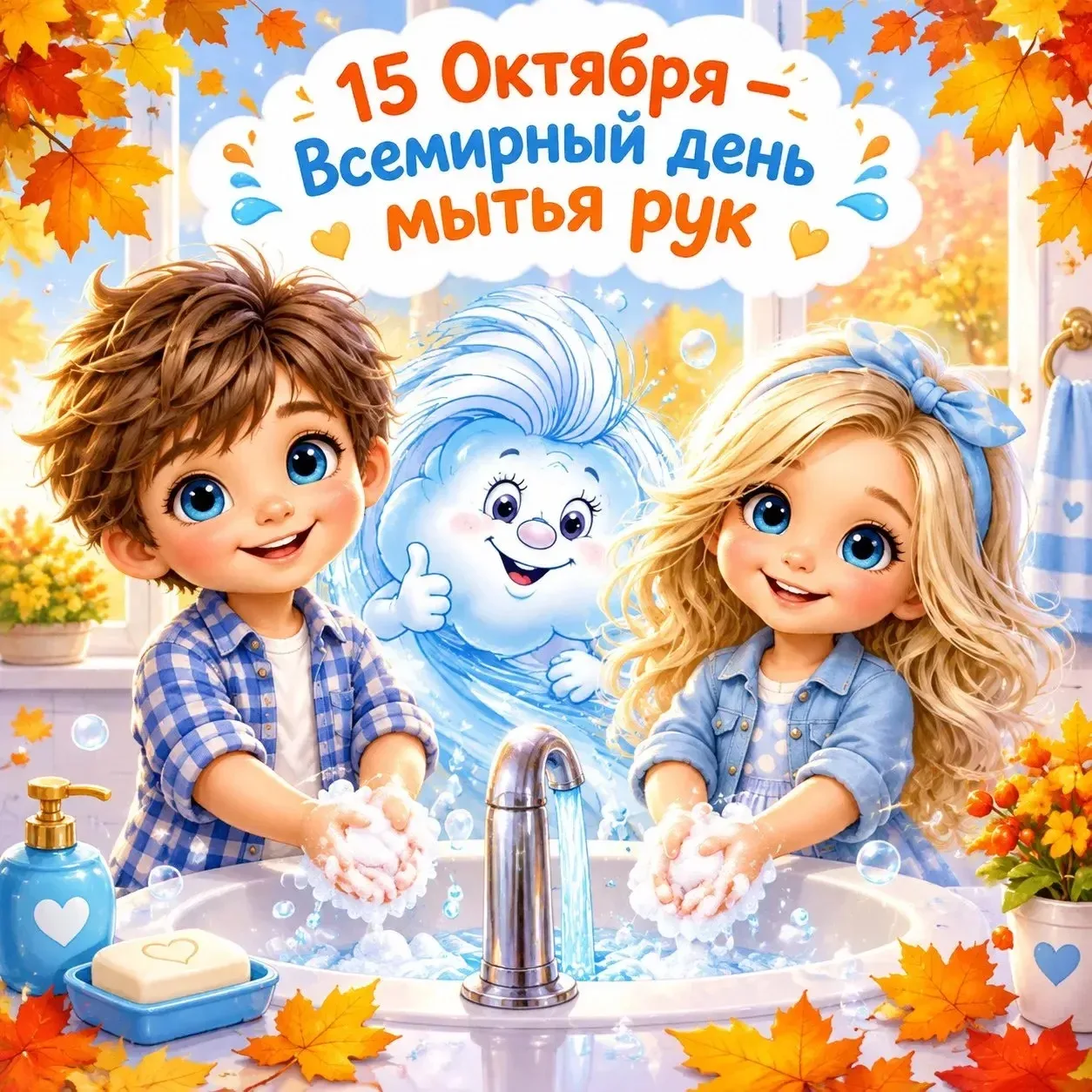 Чистые ладошки — залог здоровья! Сегодня Всемирный день мытья рук 🧼