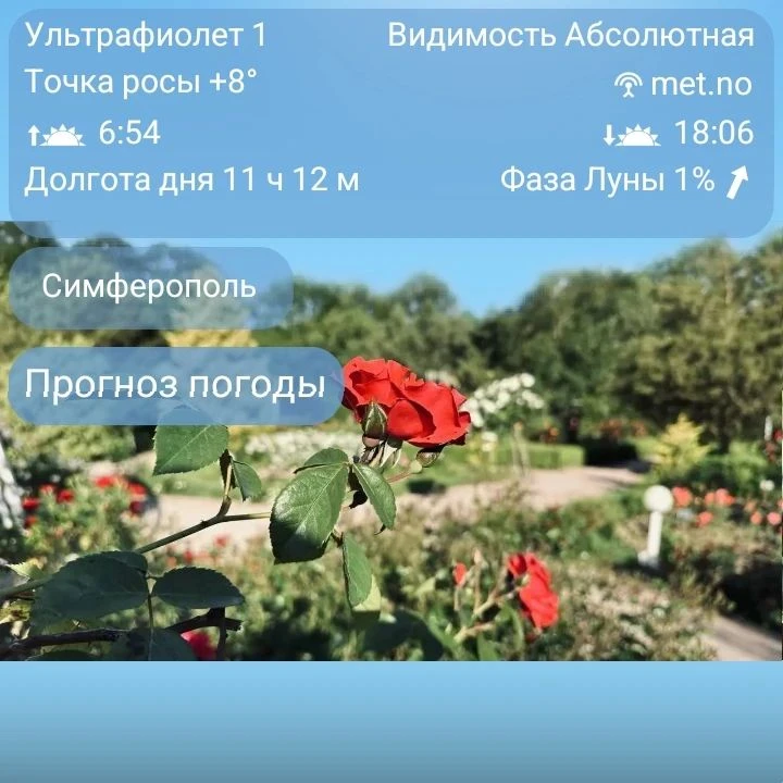 Погода в городе Симферополь, 11 октября (Воскресенье):