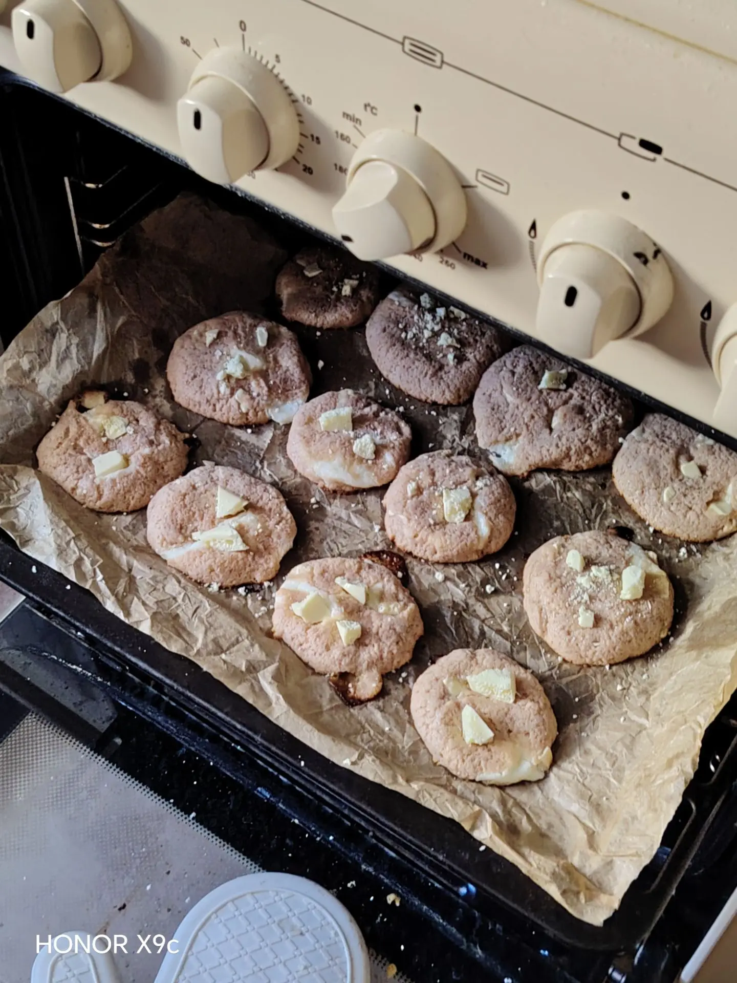 Печенье с кремчизом и белым шоколадом