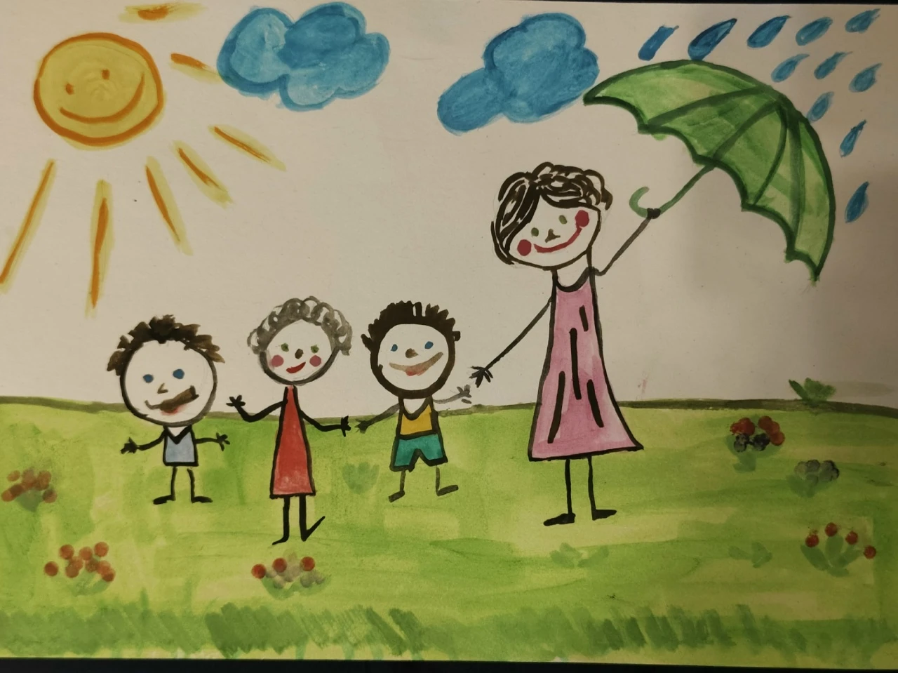 🎨✨ Что, если бы детские рисунки умели двигаться? 🎨✨