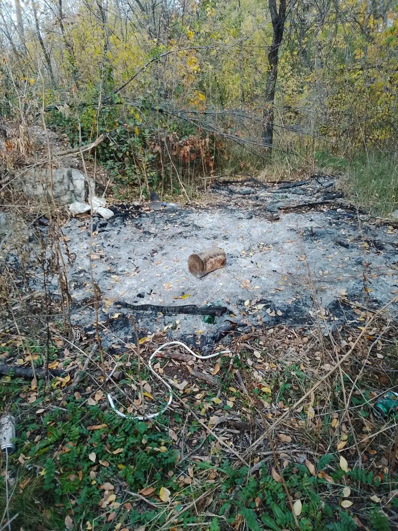 Не до конца потушены костры в Балаково Вокзальная ул. Люди тушите костры до конца!!!