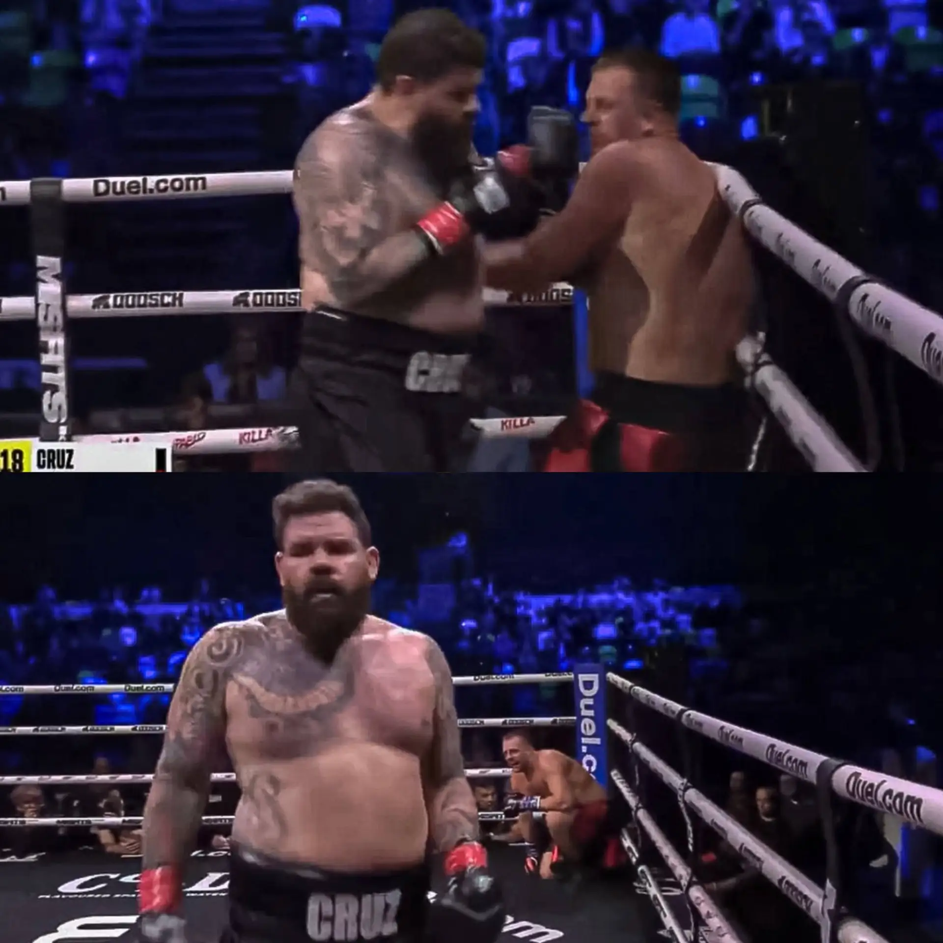 Главный тренер Алекса Перейры Плинио Круз пару часов назад нокаутировал соперника во 2 ...