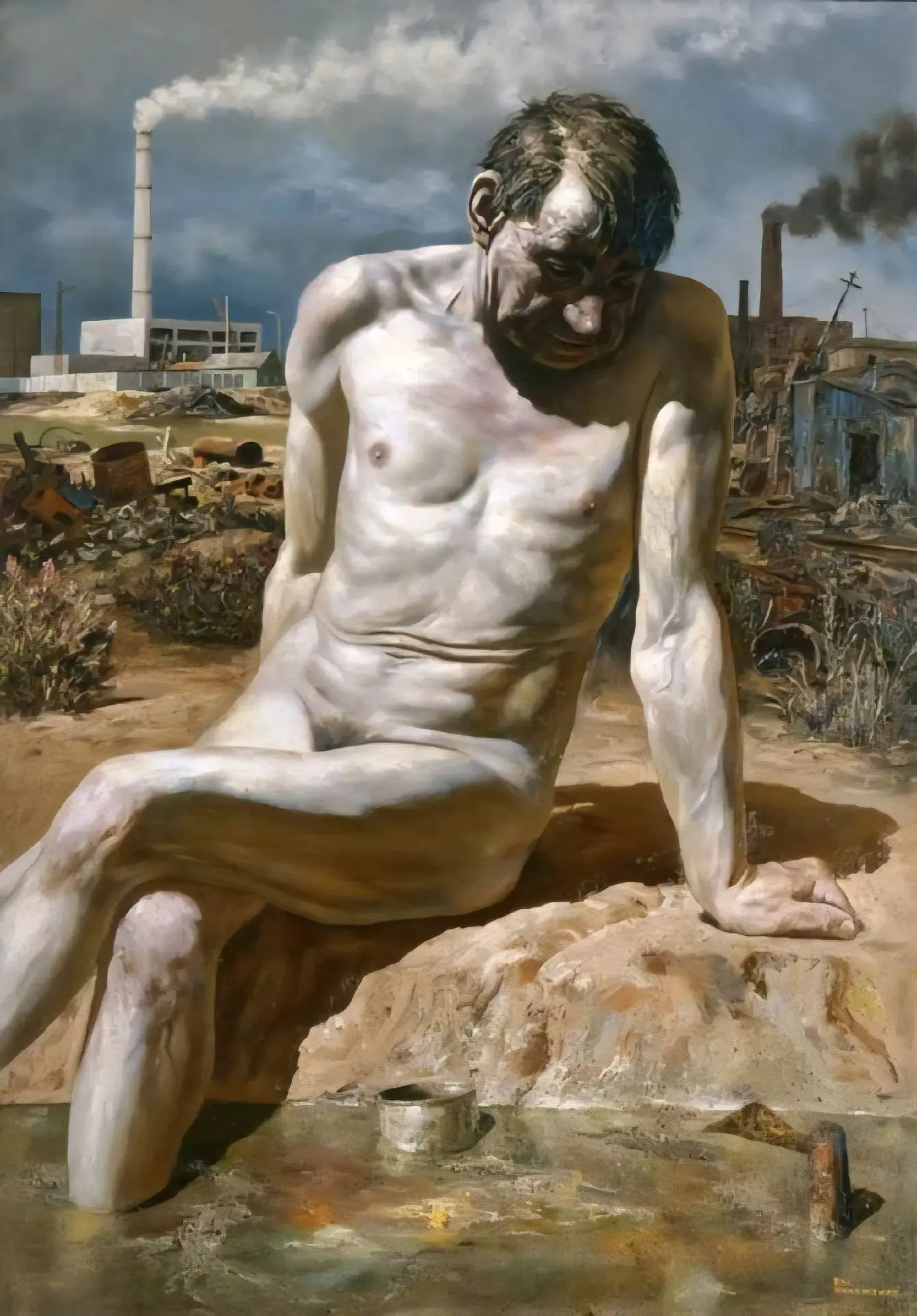 🎨 «Экология» Василия Шульженко: Безмолвный крик обнажённой натуры