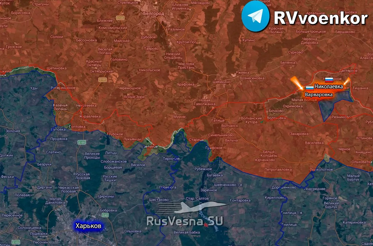 ‼️🇷🇺🫡 Российская армия освободила Варваровку и Николаевку в Харьковской области, — М...