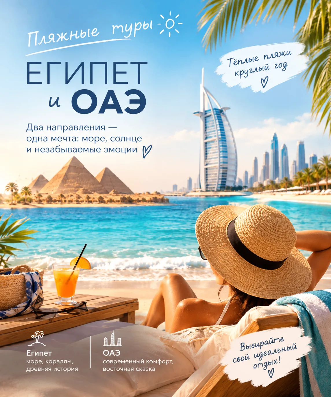 ☀️ Хочется к солнцу и морю?