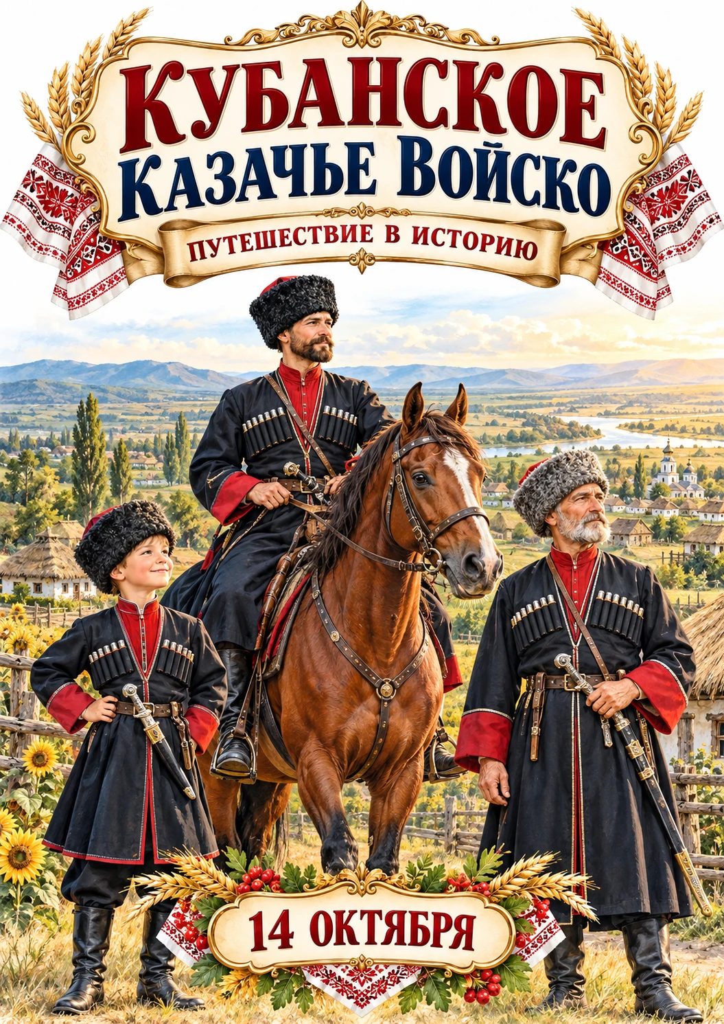 🇷🇺 14 октября — День Кубанского казачьего войска!